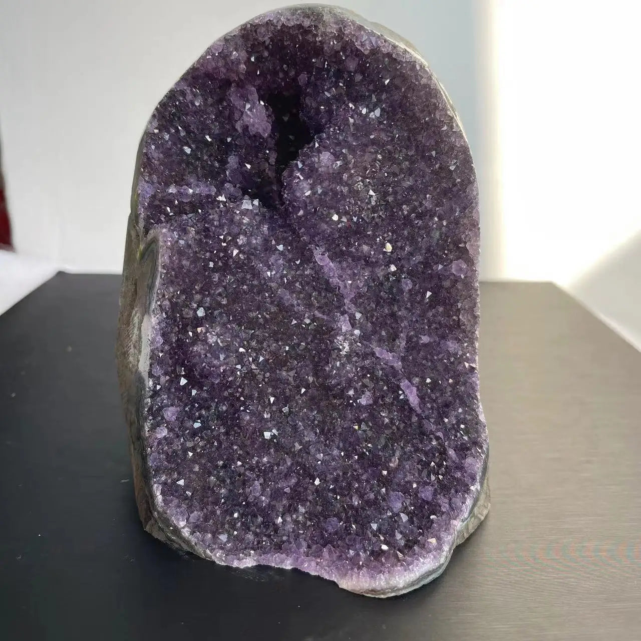 Natural Amethyst Crystal Cluster – Raw Quartz Healing Stone for Home Decor & Feng Shui