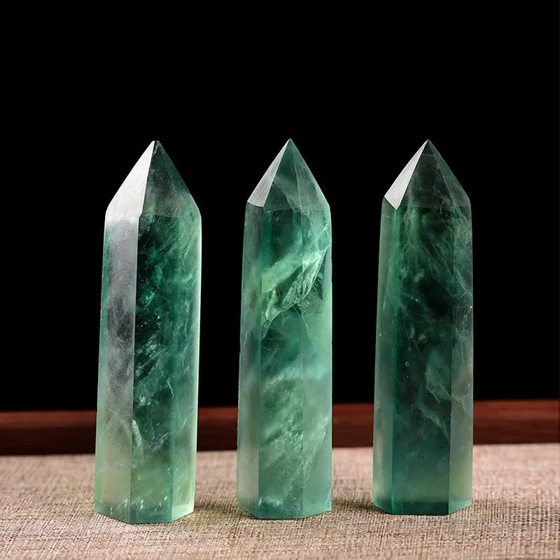 Natural Crystal Point Wand – Rose Quartz & Amethyst Healing Stones for Witchcraft, Decoration & Meditation