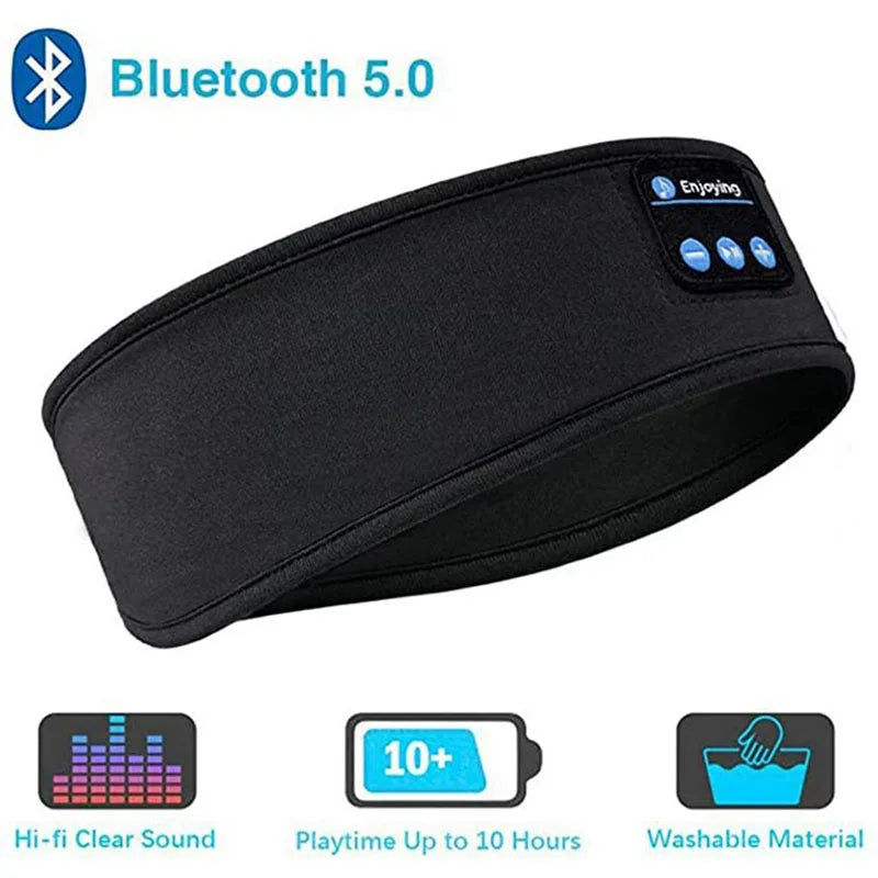 Bluetooth Headband Headphones – Wireless Sports & Sleep Eye Mask