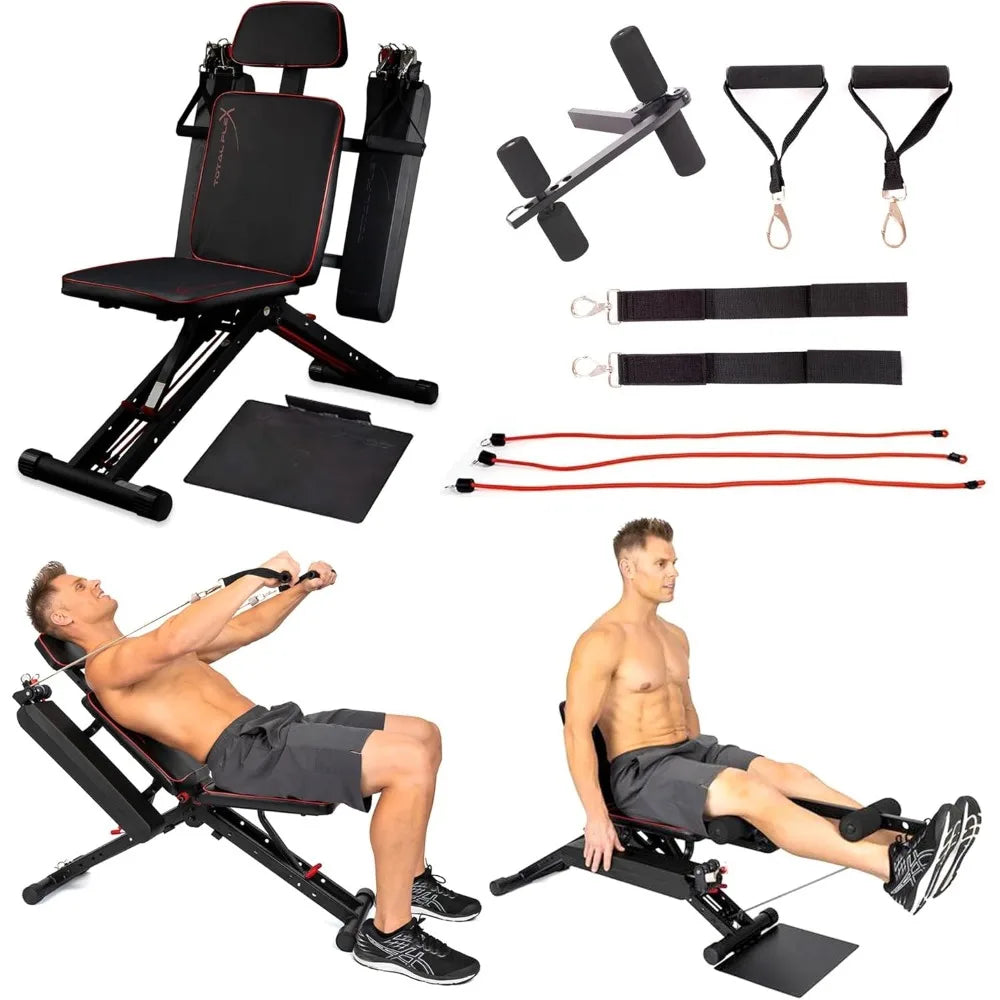 Compact Home Gym Fitness Equipment – Versatile Workout System