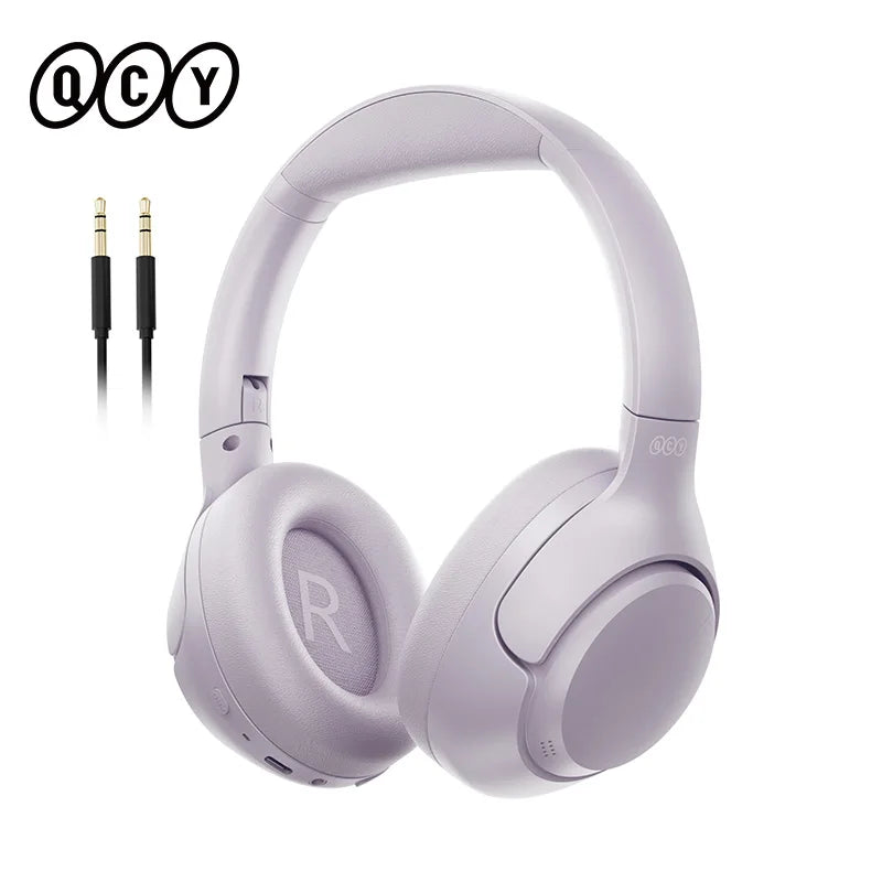 QCY H3 ANC Wireless Headphones – Bluetooth 5.4, Hi-Res Audio