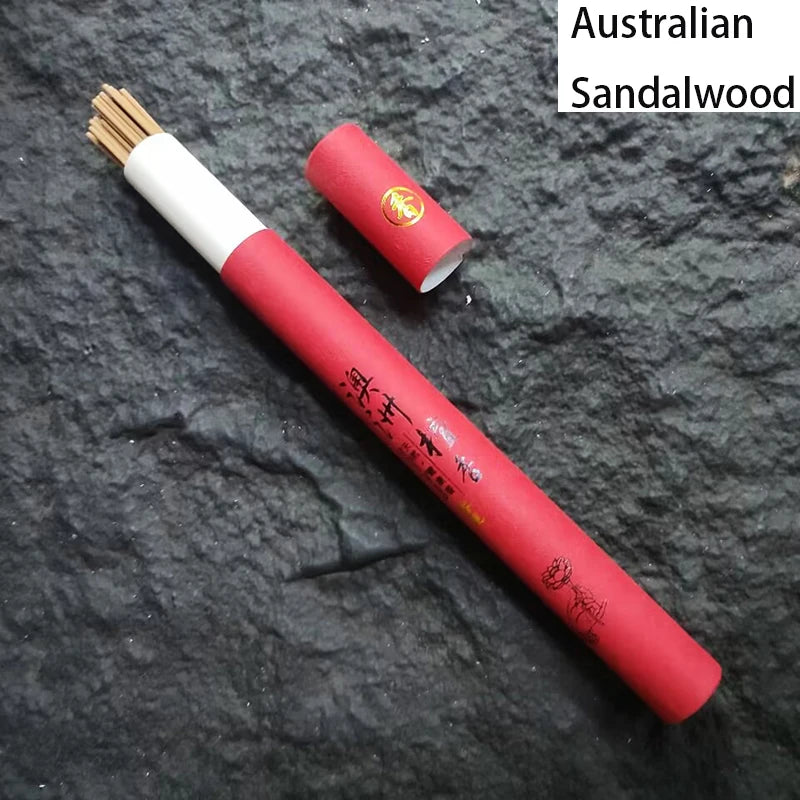 40 Sticks Natural Sandalwood Incense – Aromatherapy & Home Fragrance Pot