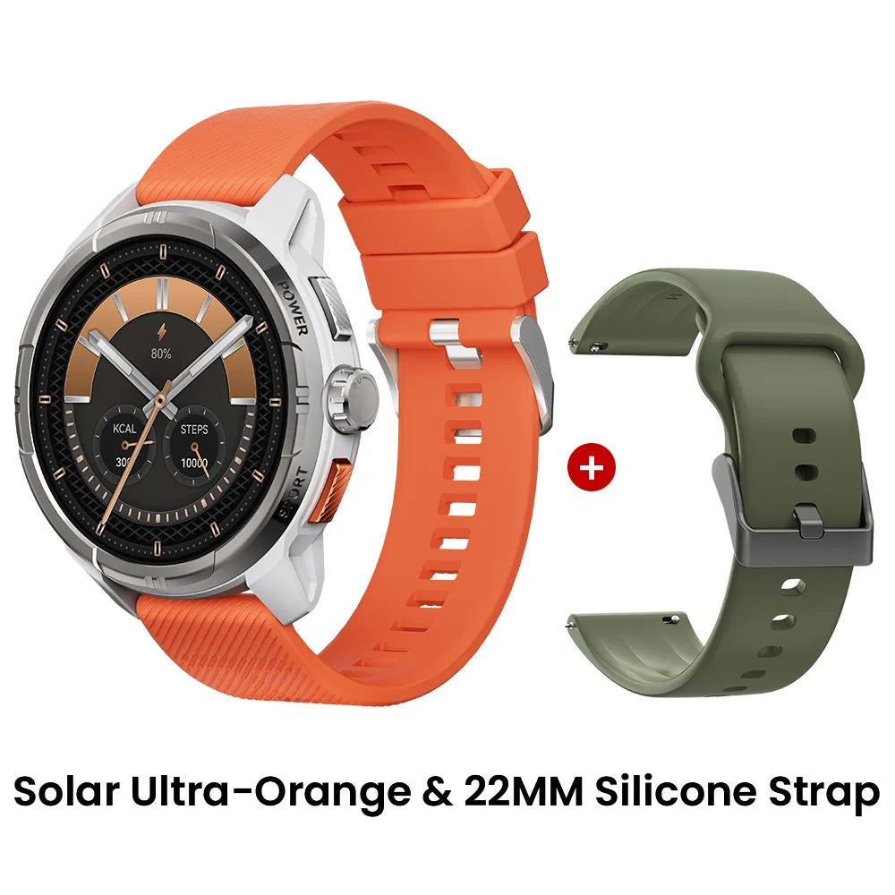 HAYLOU Solar Ultra GPS Smart Watch – 1.6" AMOLED, Bluetooth Calls, 5ATM