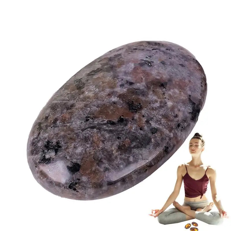 Natural Raw Stone Flame Meditation Tool