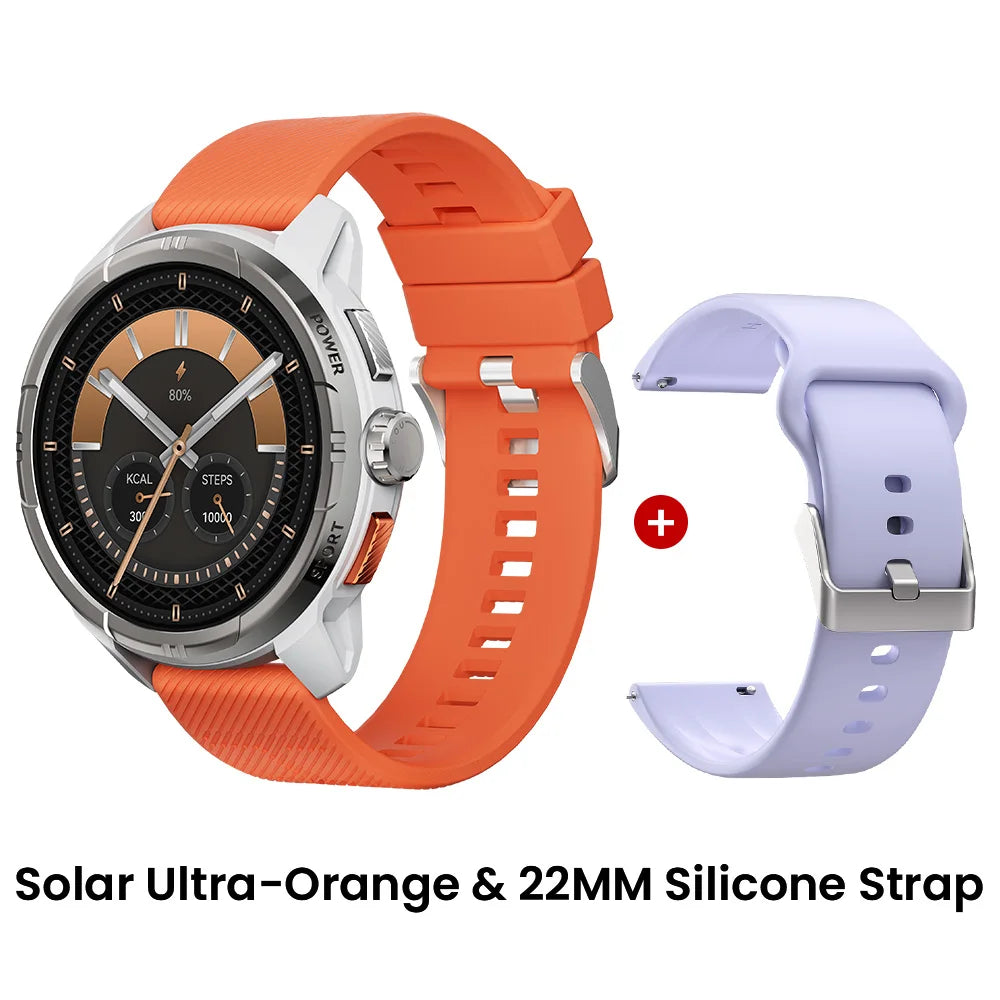 HAYLOU Solar Ultra GPS Smart Watch – 1.6" AMOLED, Bluetooth Calls, 5ATM