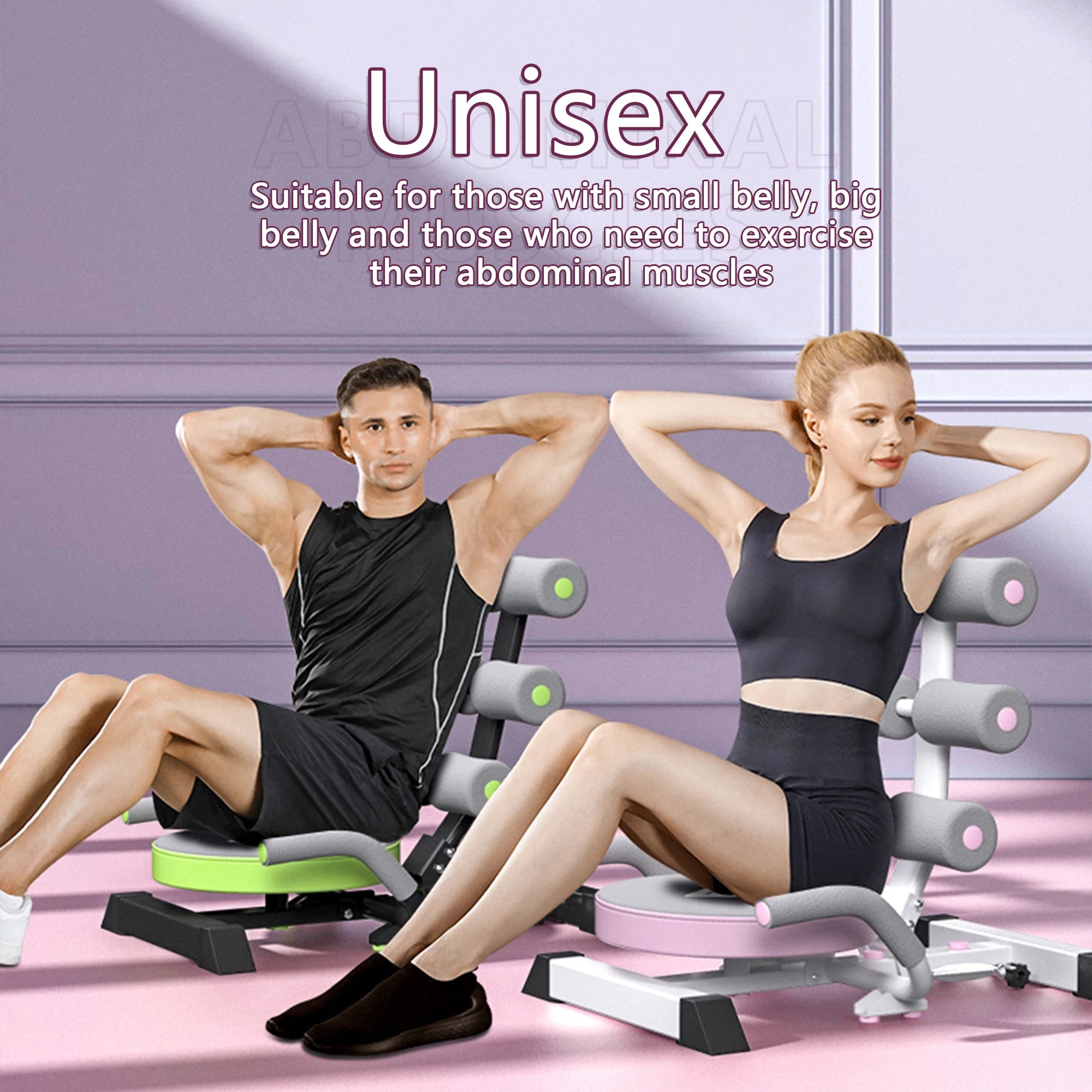 Ab Machine Sit-Up Bench – Portable Core & Abs Exerciser