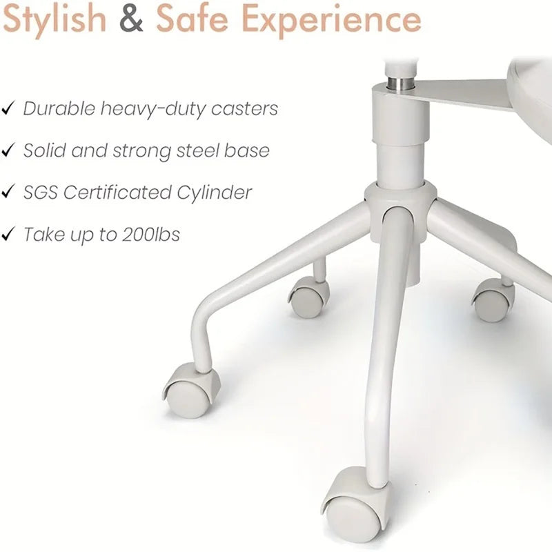 Meditation & Cross-Leg Desk Chair with Lumbar Support