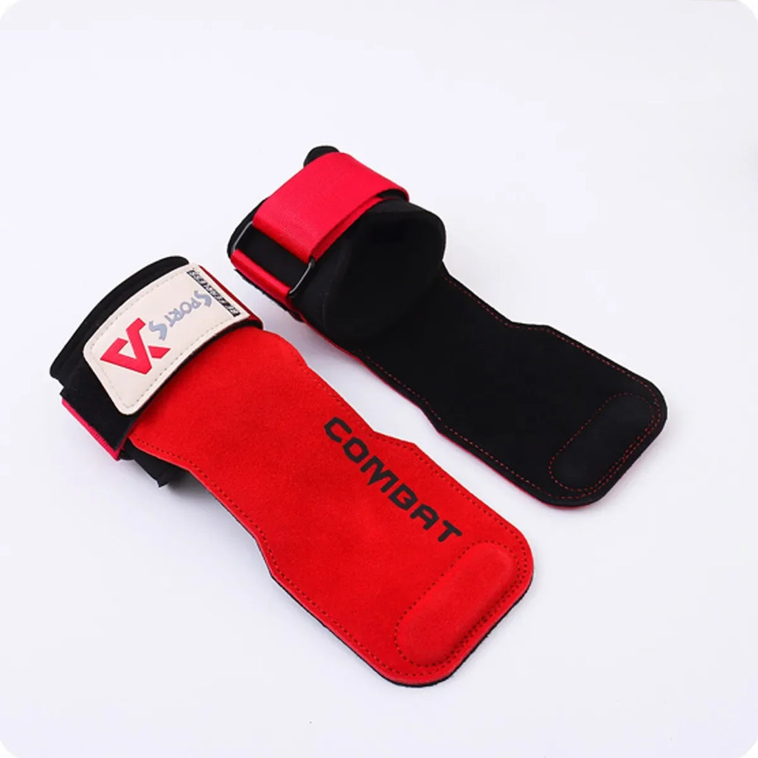 Professional Cowhide Gym Gloves & Lifting Pads – 1 Pair
