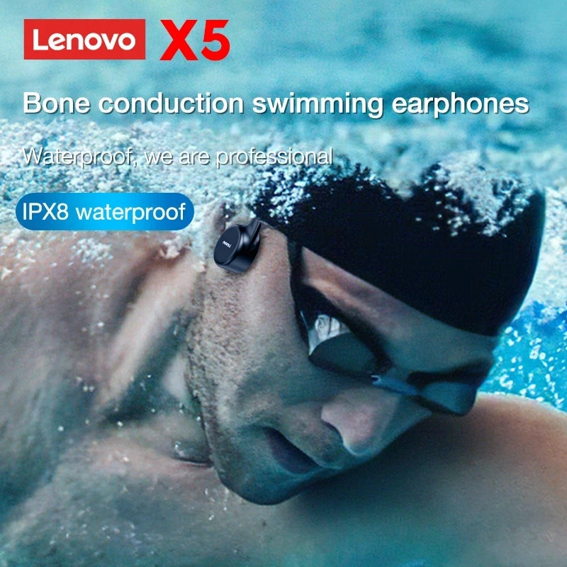 Lenovo X3 Pro Bone Conduction Earphones – Bluetooth HiFi, Waterproof