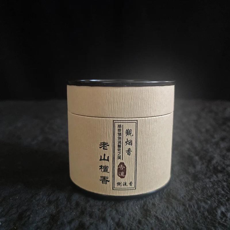 45pcs Backflow Incense Cones – Natural Sandalwood & Wormwood Reflux Incense for Yoga, Meditation & Tea Room