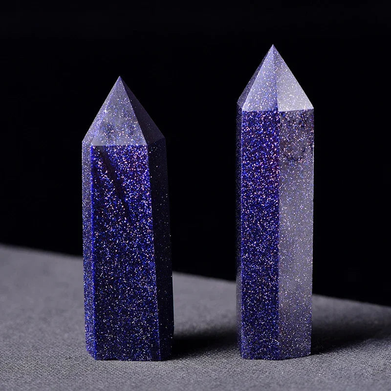 Natural Crystal Point Wand – Rose Quartz & Amethyst Healing Stones for Witchcraft, Decoration & Meditation