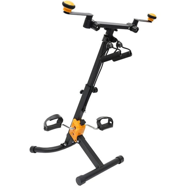 Foldable Pedal Exerciser Bike for Seniors for Total Body Home Folding Adjustable Rehab Fitness Equipment for Elderly