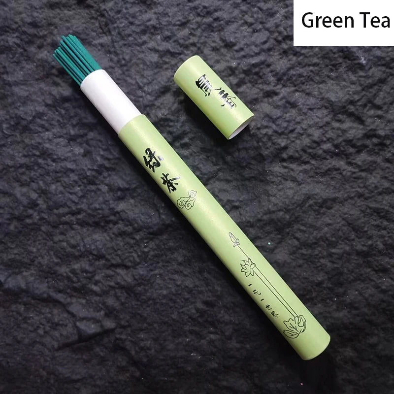 40 Sticks Natural Sandalwood Incense – Aromatherapy & Home Fragrance Pot