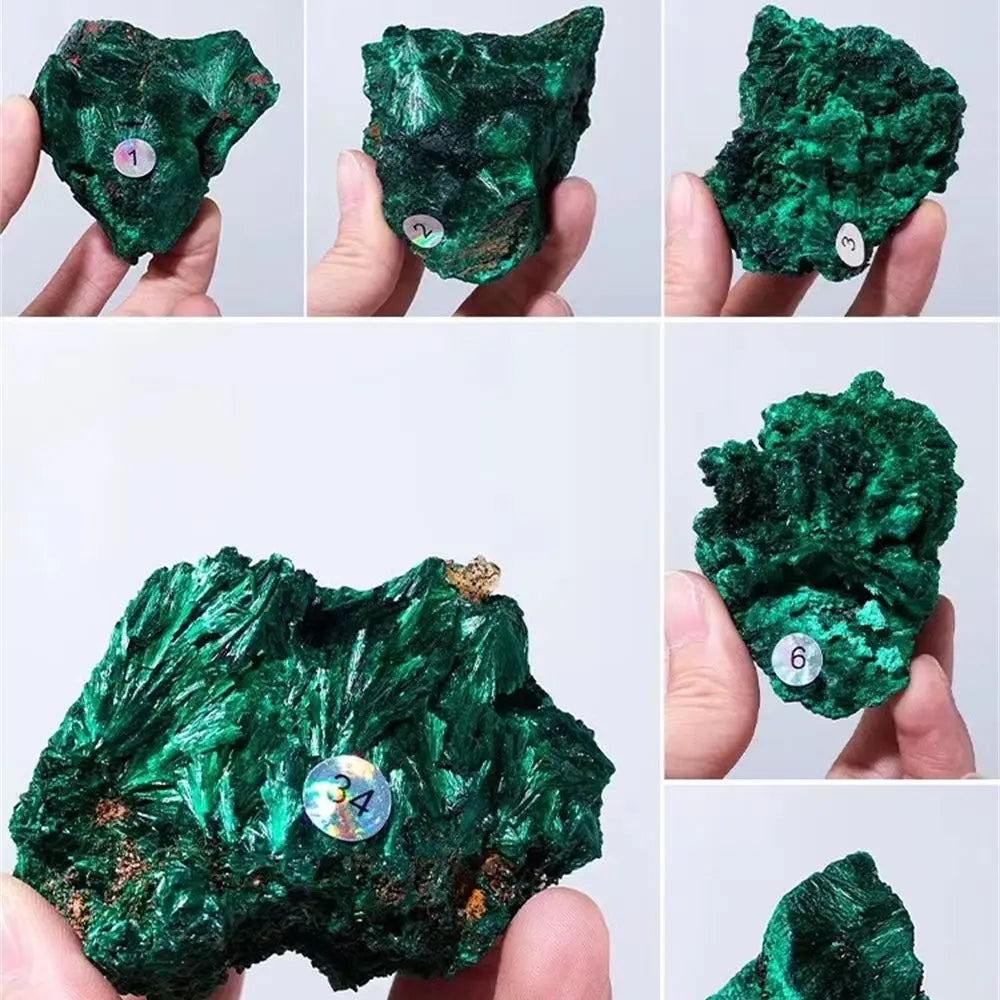 Natural Rough Malachite Raw Stone – Crystal Mineral Specimen for Decoration & Collection