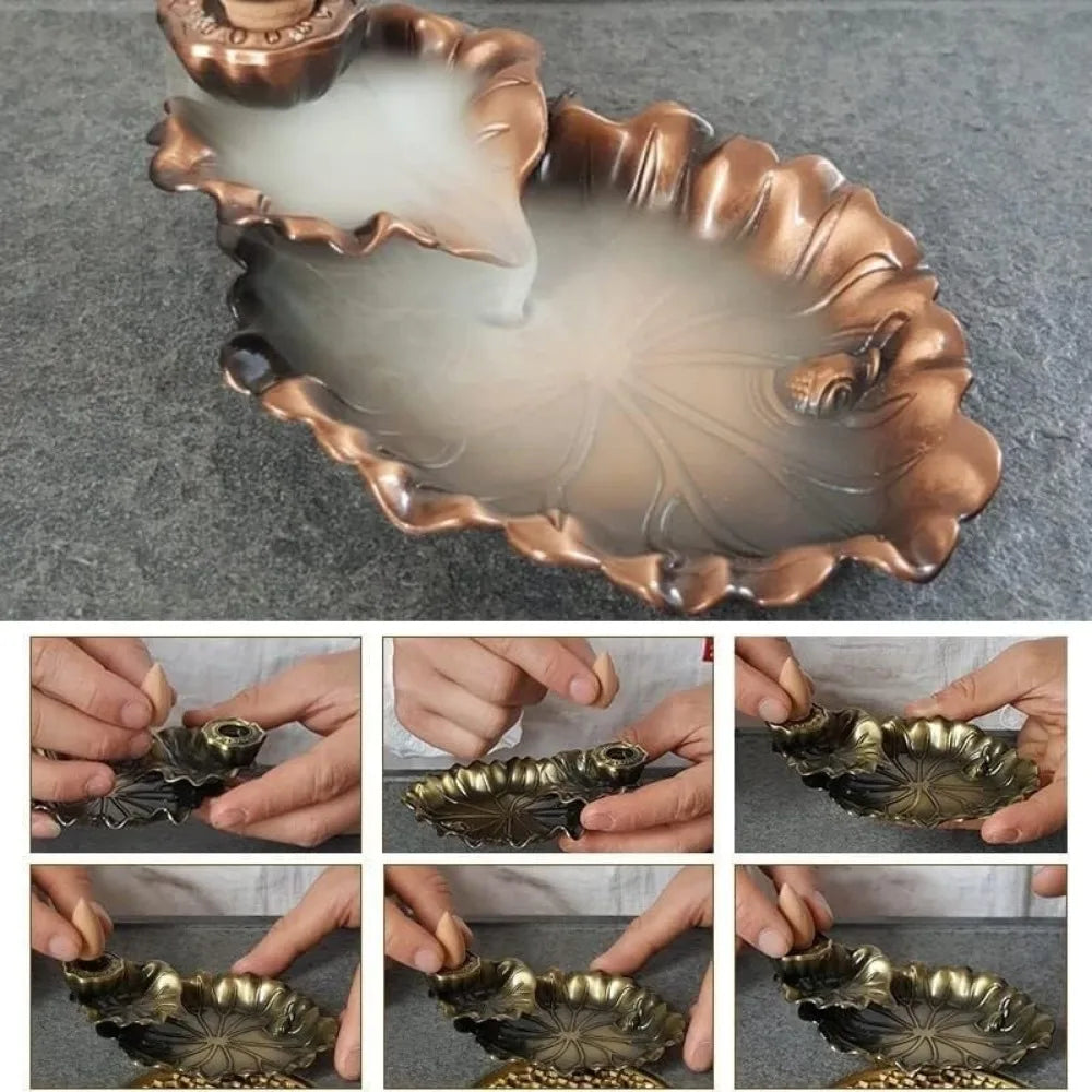 Backflow Incense Burner with Reflux Smoke