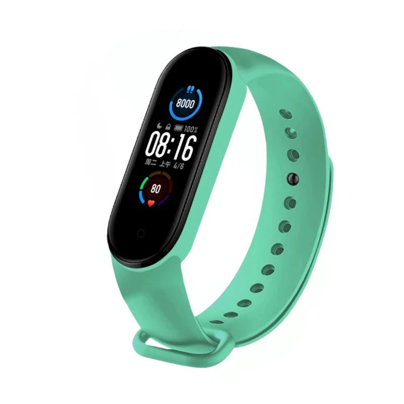 M6 Smart Watch – Fitness Bracelet with Heart & BP Monitor, Waterproof