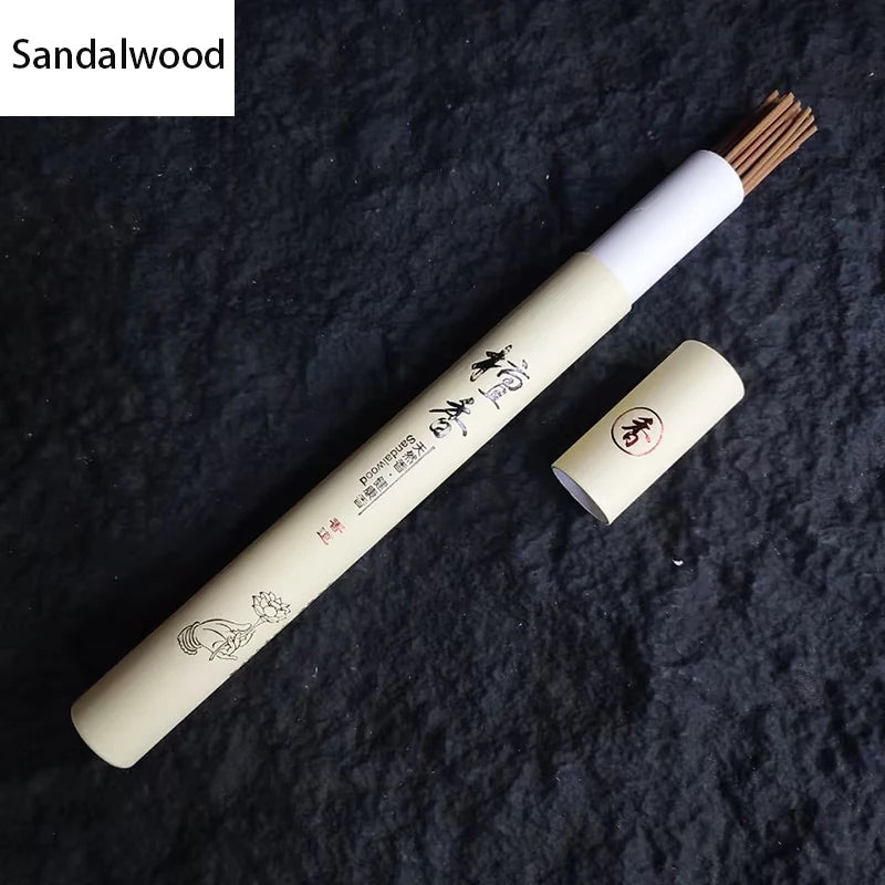 40 Sticks Natural Sandalwood Incense – Aromatherapy & Home Fragrance Pot