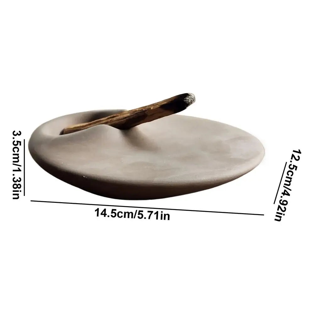 Ceramic Smudge & Incense Tray