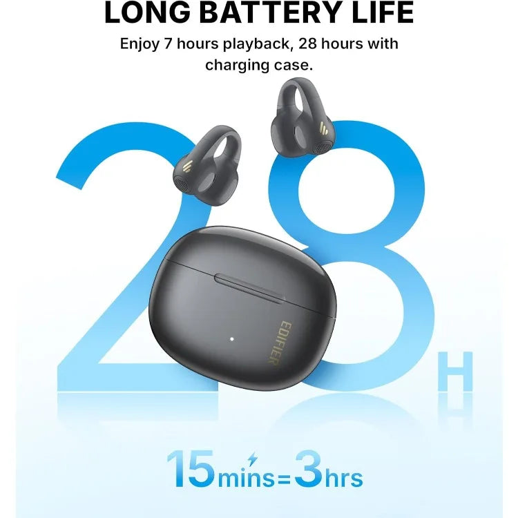 R1 Open-Ear Wireless Earbuds – Bluetooth 5.4 Clip-On Headphones
