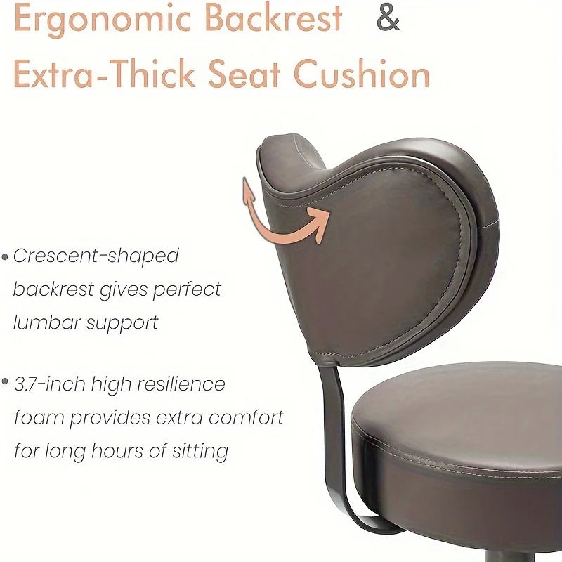 Meditation Chair, Home Office Desk Chair, Cross Leg Chair with Lumbar Support and Adjustable Stool, Multi-Functional Kneeling