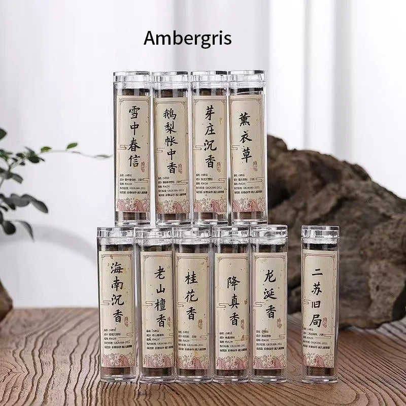 Xiangyun Non-Stick Pan Fragrance Set – 42pcs Agarwood & Sandalwood with Alloy Incense Burner