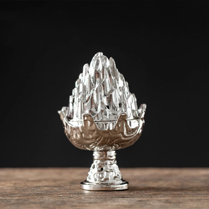 Xiangyun Non-Stick Pan Fragrance Set – 42pcs Agarwood & Sandalwood with Alloy Incense Burner