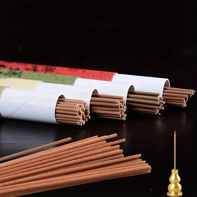 40Pcs Natural Sandalwood Incense Sticks – Home Aroma, Blessing & Buddha Prayer Ceremony