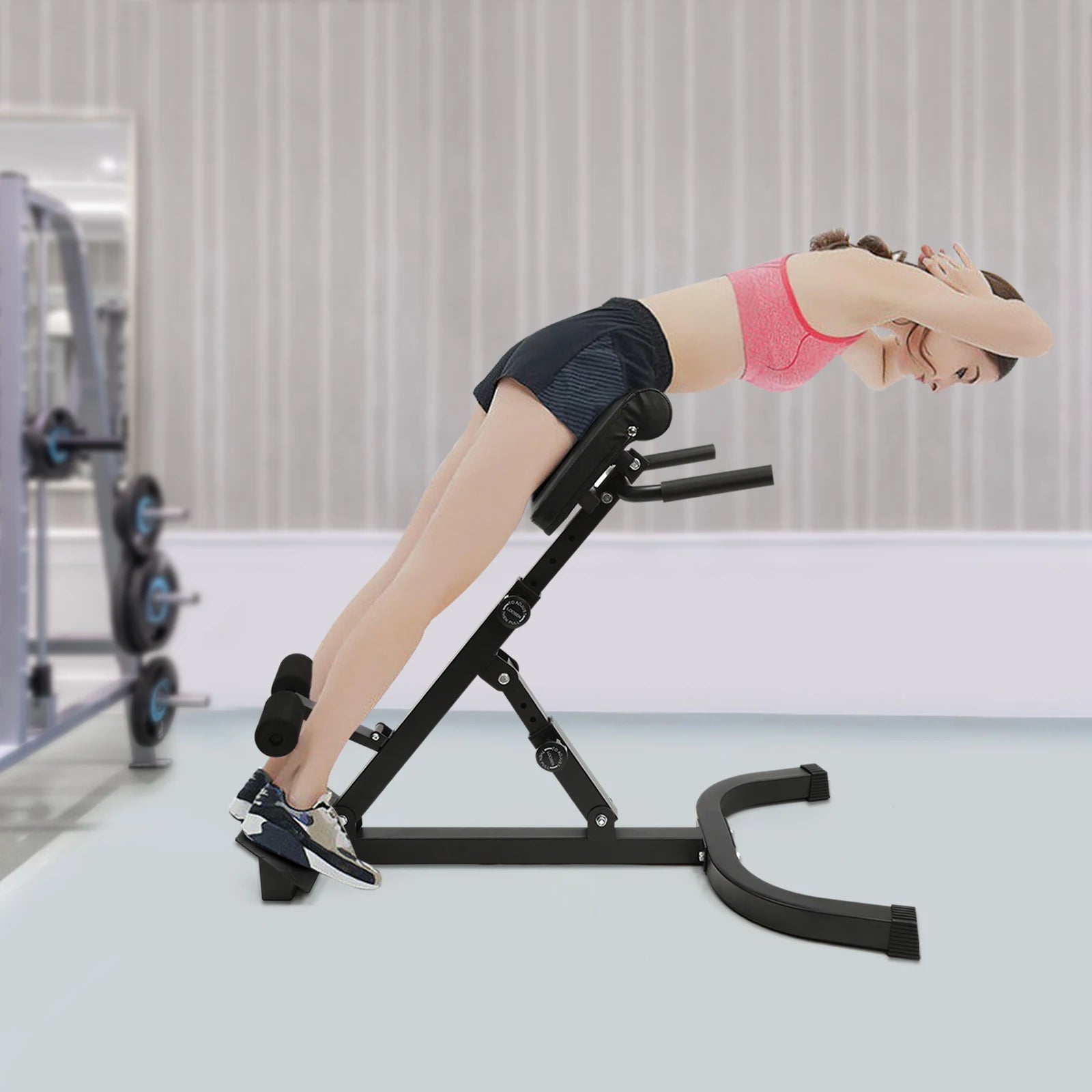 Adjustable Sit-Up Bench & Roman Chair – Multi-Function Home Gym