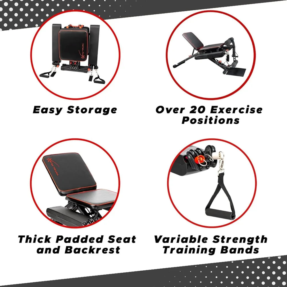 Compact Home Gym Fitness Equipment – Versatile Workout System