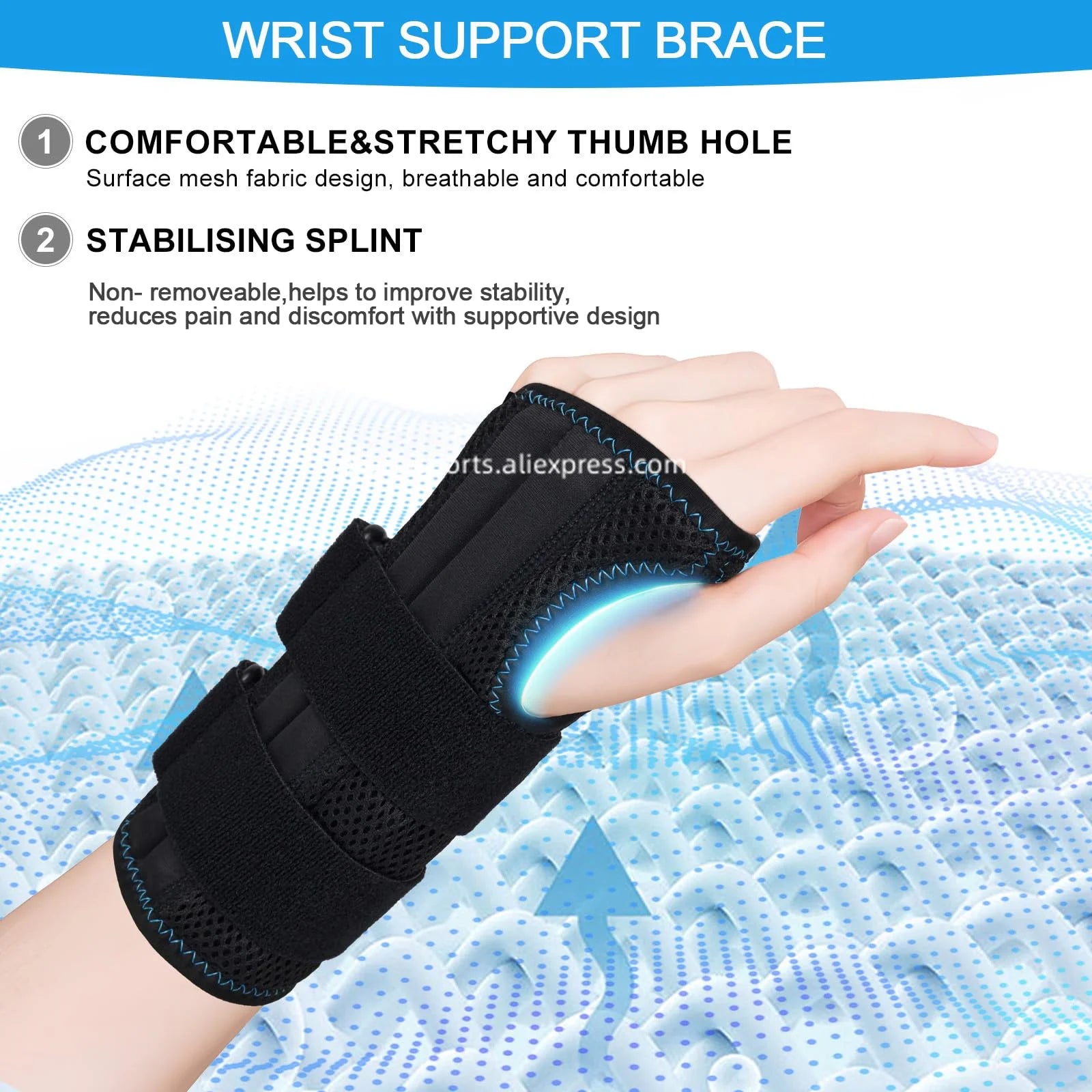 Adjustable Wrist Support Brace – Left & Right Hand
