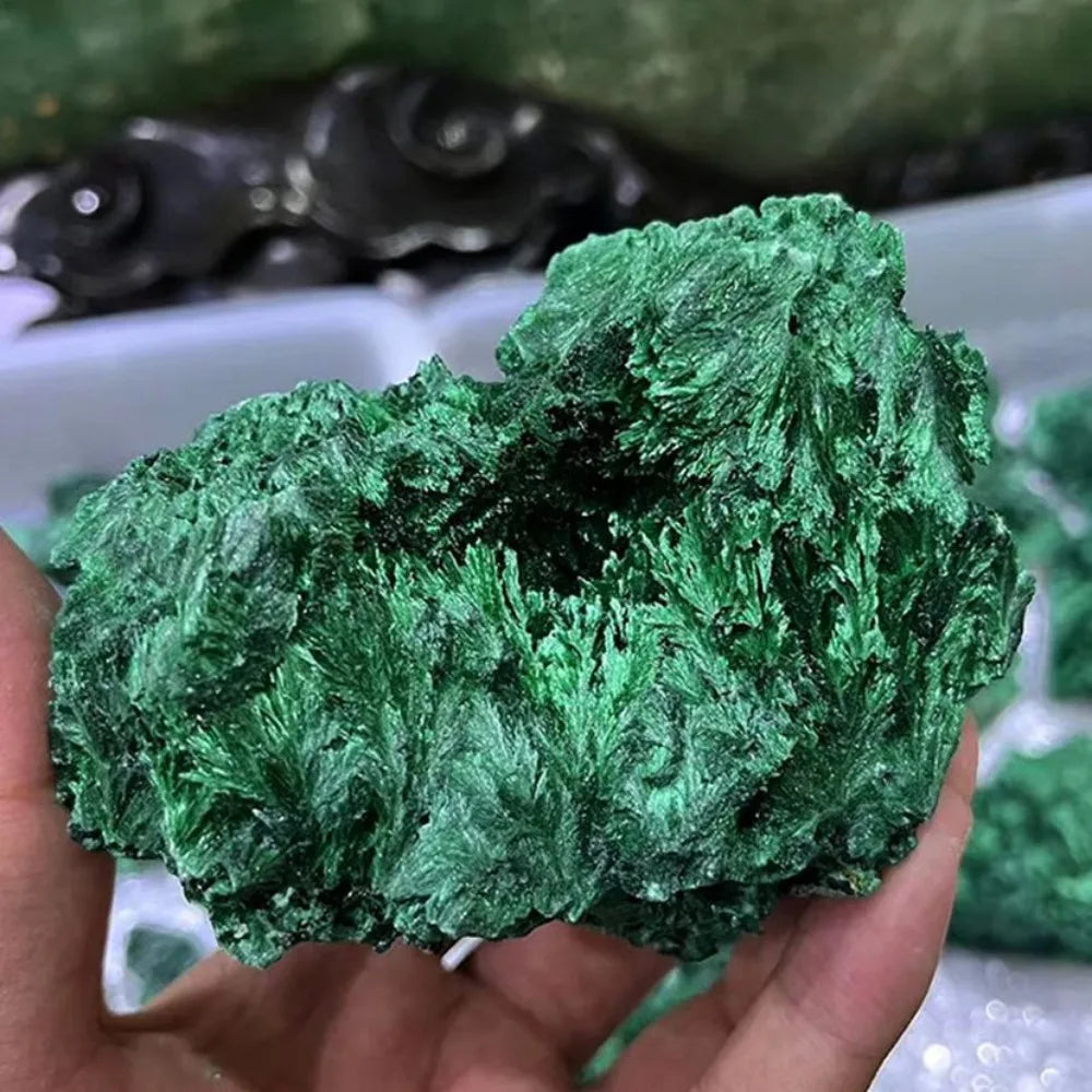 Natural Rough Malachite Raw Stone – Crystal Mineral Specimen for Decoration & Collection