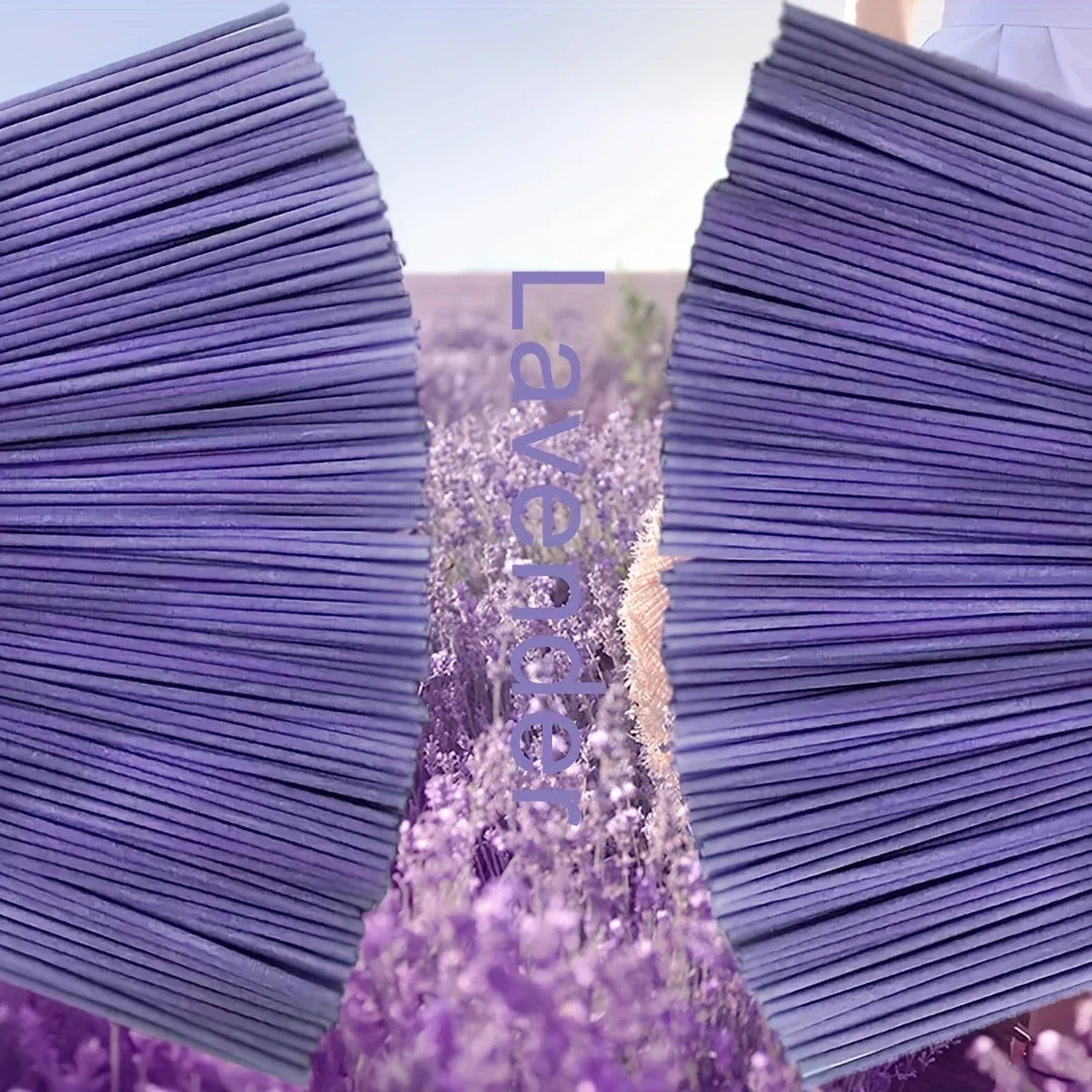 Lavender Aromatherapy Wood Sticks – 8.66" Home, Hotel & Spa Decoration Gift Set