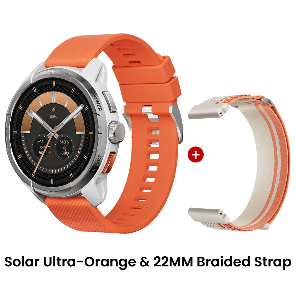 HAYLOU Solar Ultra GPS Smart Watch – 1.6" AMOLED, Bluetooth Calls, 5ATM