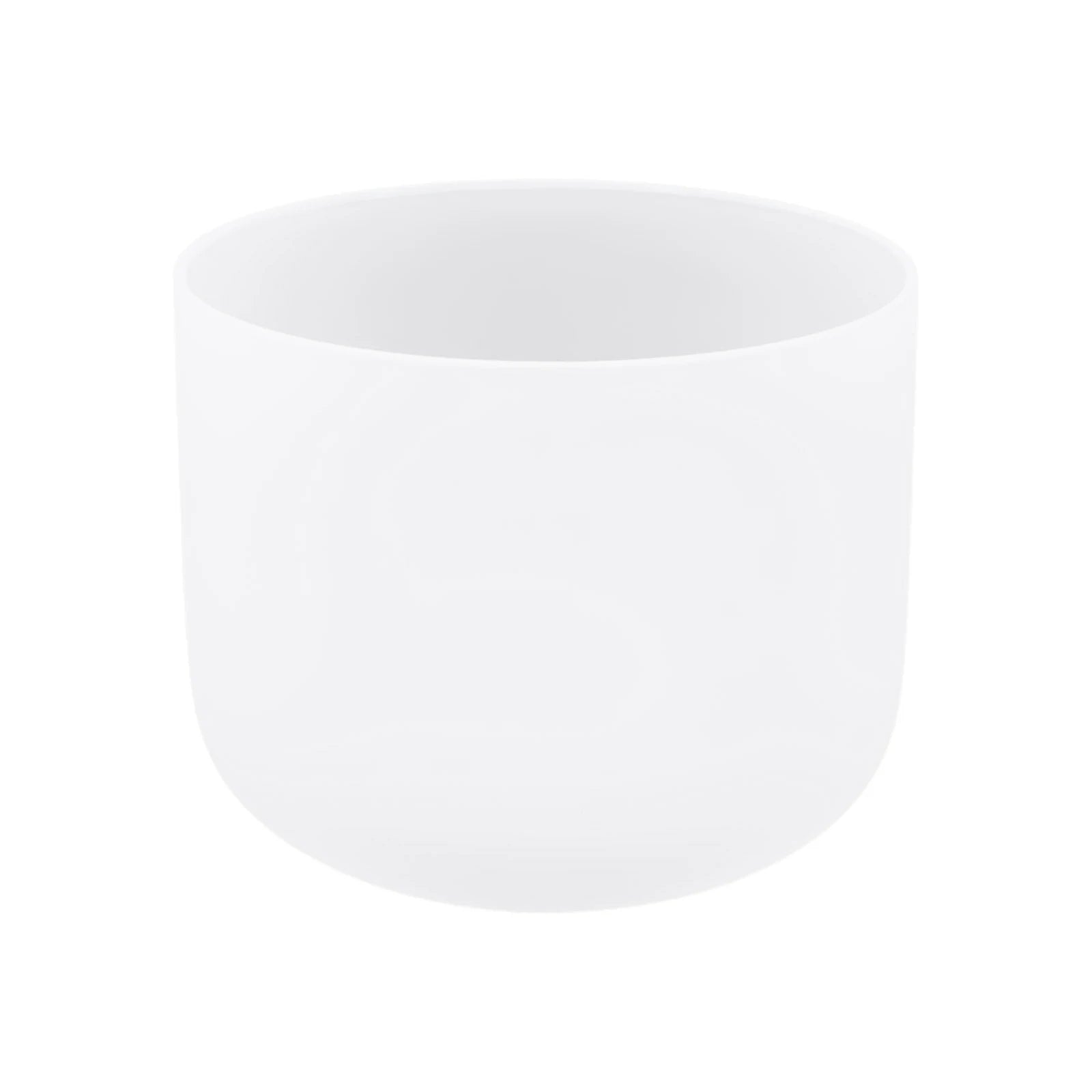8" Heart Chakra Frosted Quartz Singing Bowl