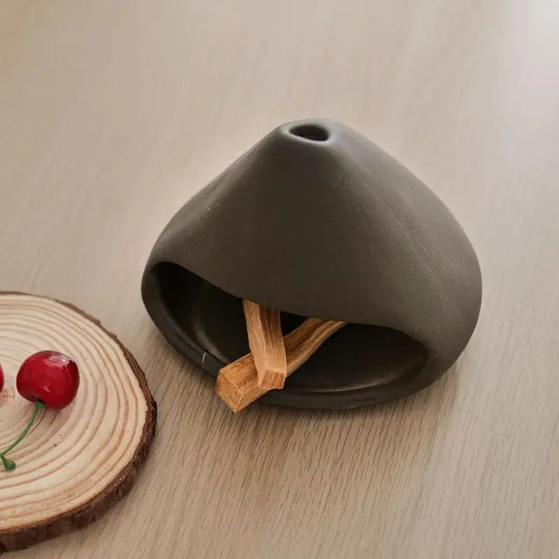 Peruvian Sacred Wood Burning Tray Sacred Wood Tray elegant design Cone Incense Burner Ash Catcher Yoga Meditation Zen Decoration