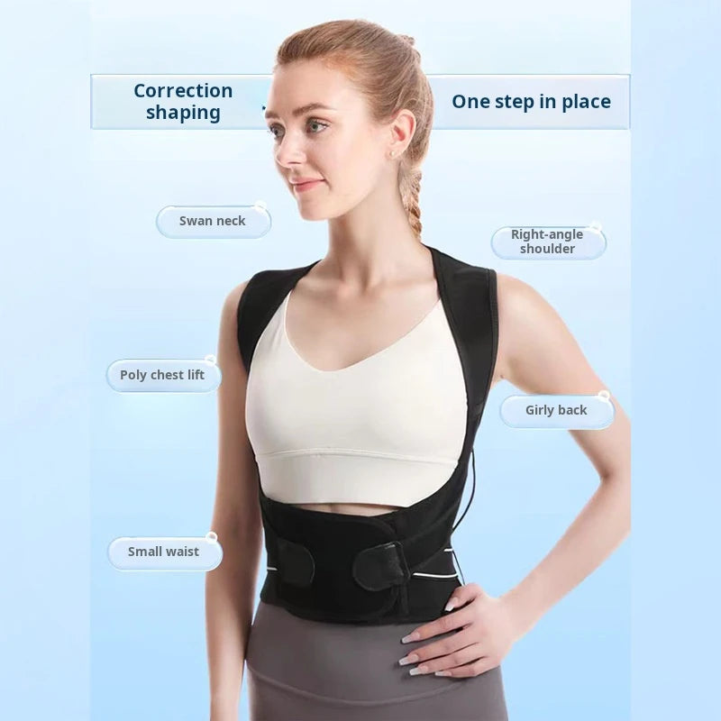 Adjustable Shoulder & Back Posture Corrector – Unisex