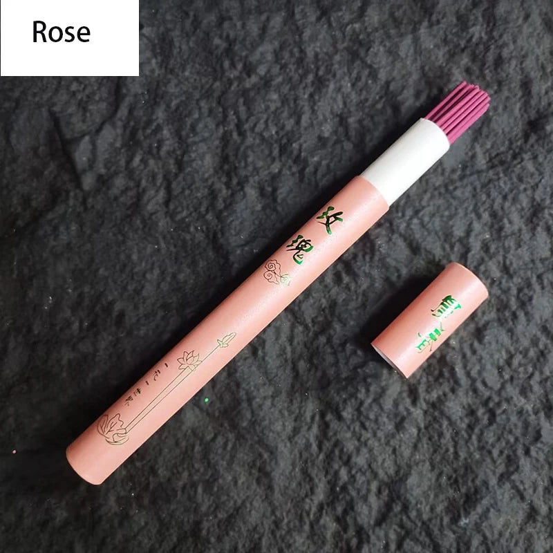 40 Sticks Natural Sandalwood Incense – Aromatherapy & Home Fragrance Pot