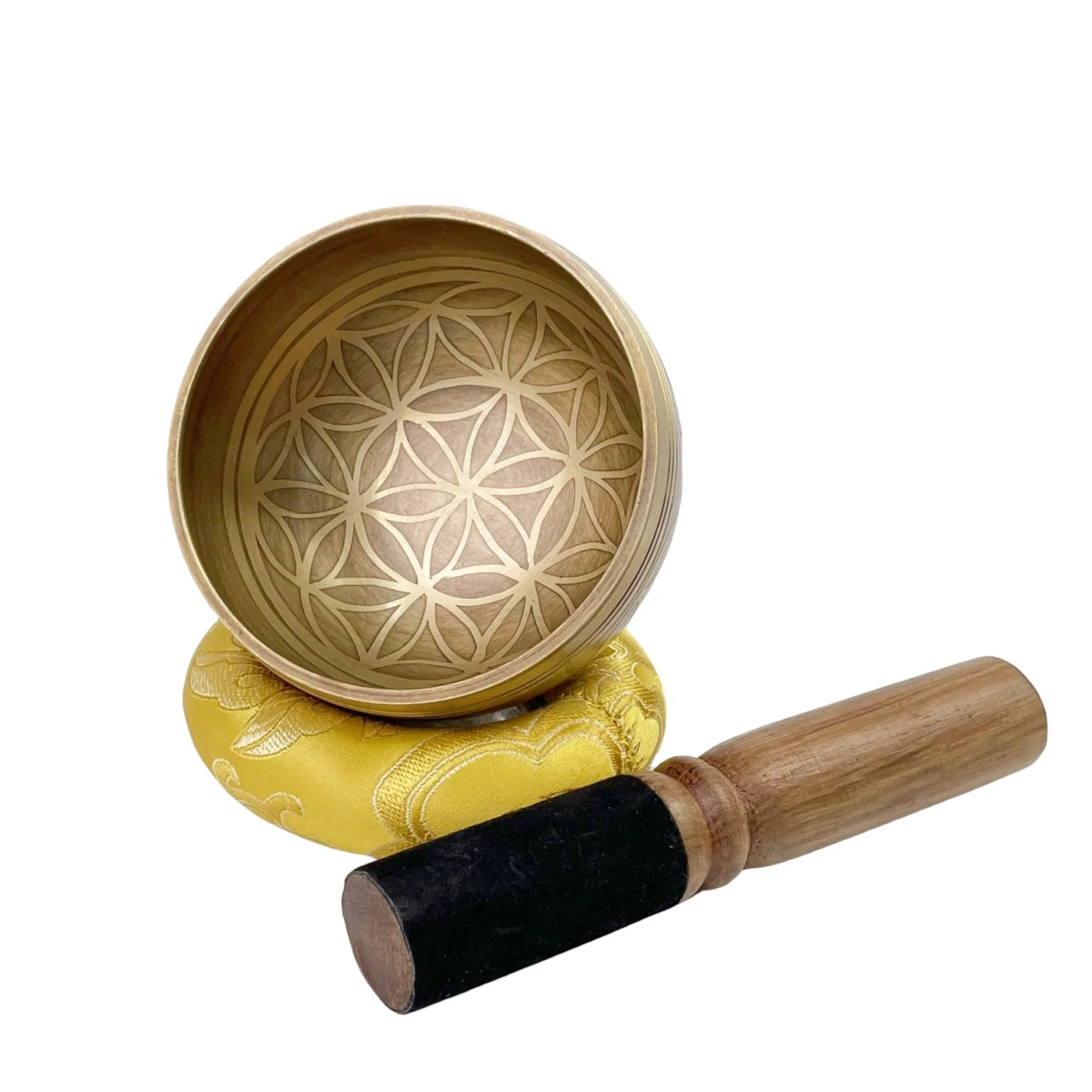 Miwayer Tibetan Singing Bowl Set – Flower of Life Design