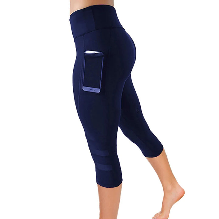 High-Waist Seamless Dotted Yoga Tights – Women’s Workout Pants