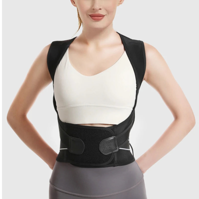 Adjustable Shoulder & Back Posture Corrector – Unisex