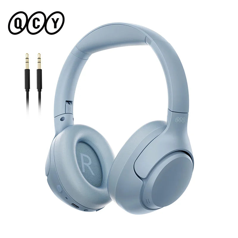 QCY H3 ANC Wireless Headphones – Bluetooth 5.4, Hi-Res Audio
