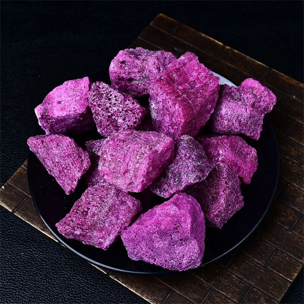 Natural Red Corundum Raw Stone – Aromatherapy Diffuser & Decorative Gemstone Specimen